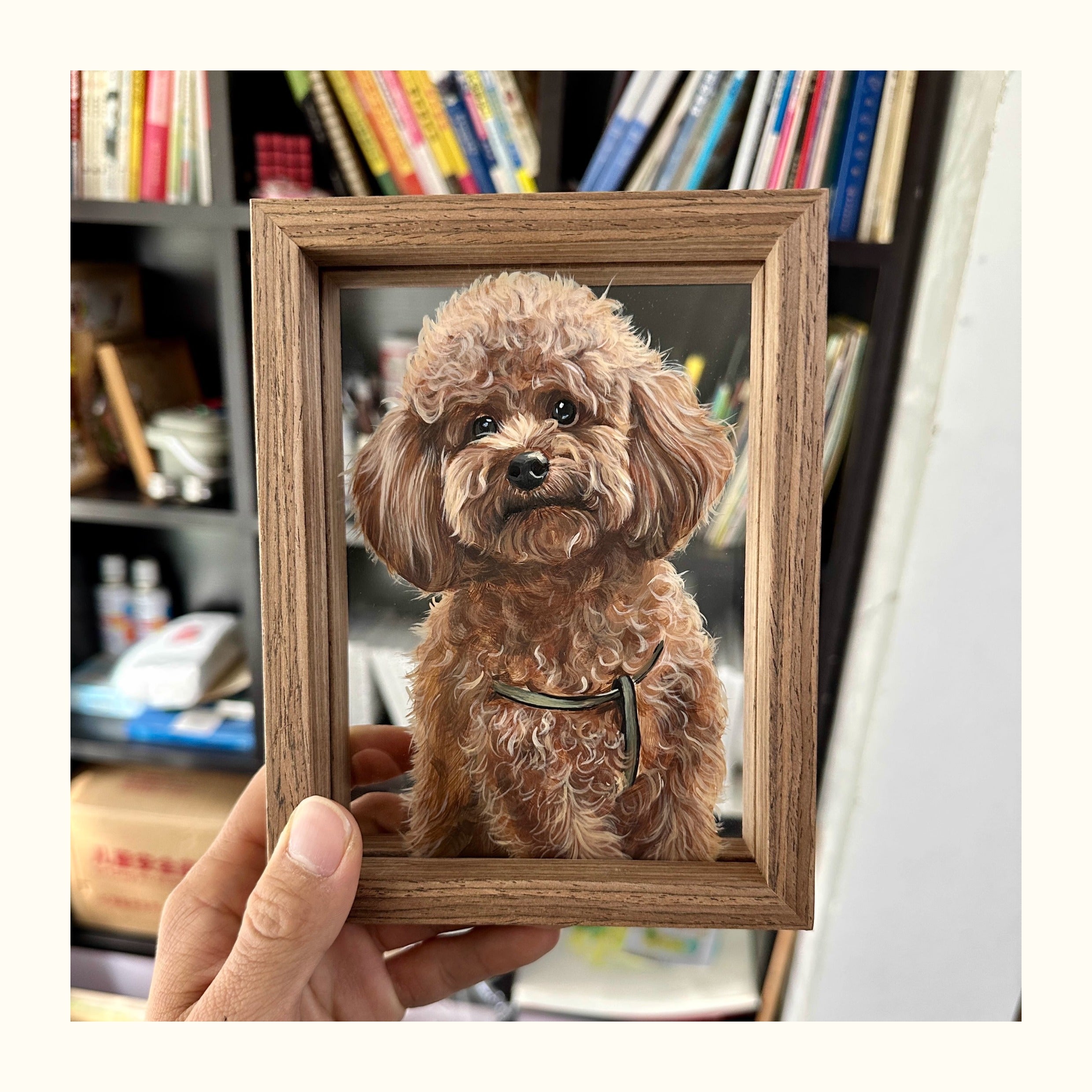 Hand-Painted Pet Portrait Glass Art - Unique Gift

